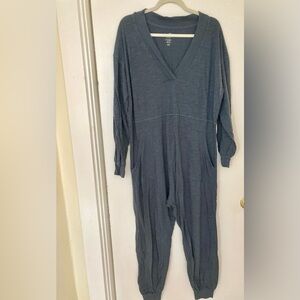 Oversized Blue long sleeve jumpsuit